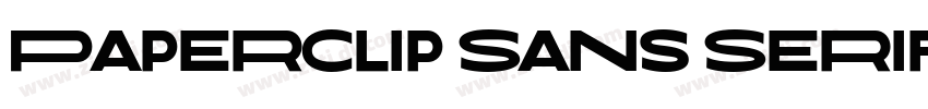 Paperclip Sans Serif字体转换 Paperclip Sans Serif字体转换